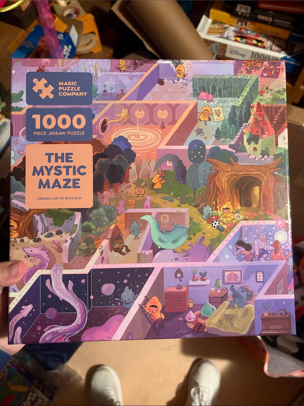 The Mystic Maze 1000-Piece Jigsaw Puzzle by - Purple